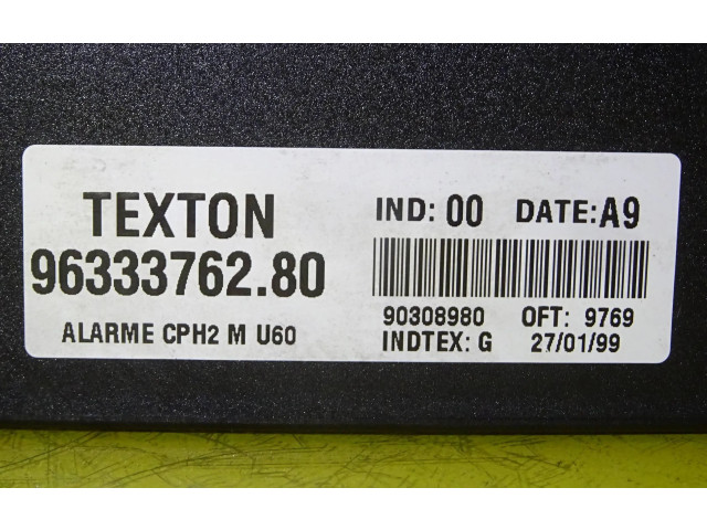 Блок управления 9633376280, 96333762.80   Peugeot 806