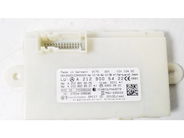 Блок управления A2129005422   Mercedes-Benz E C207 W207