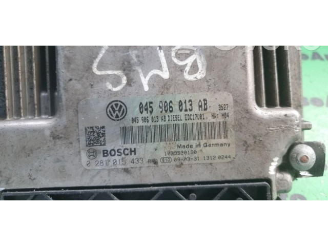 Блок управления двигателем ECU 0281015433, 045906013AB   Seat Ibiza IV (6J,6P)