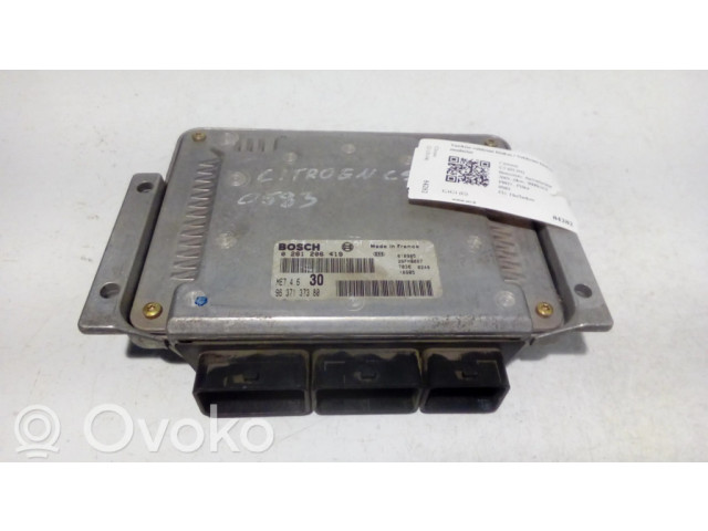 Блок управления двигателя 9637137380, 0261206419 Citroen C5