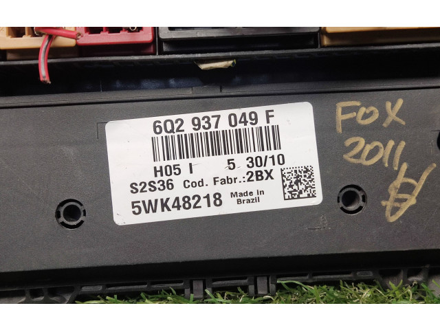 Блок комфорта 6Q2937049F, 5WK48218 Skoda Fabia Mk2 (5J)