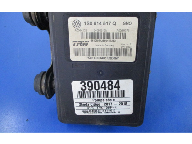 Блок АБС 1S0614517Q, 1S0614517Q Skoda Citigo 2011 - 2020 года