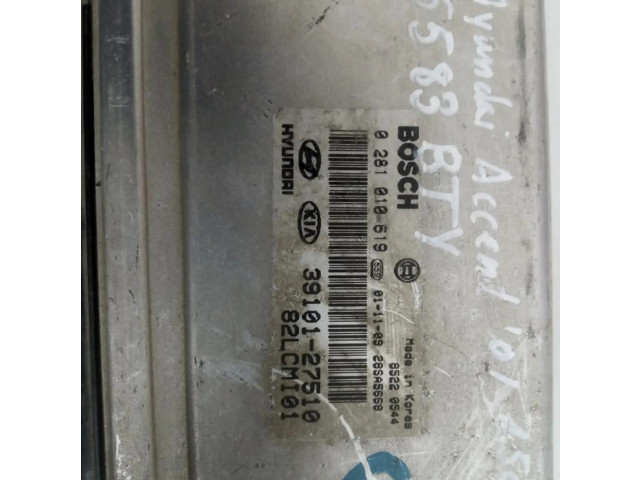 Řídící jednotka 3910127510, CENTRALITAMOTORUCE Hyundai Accent