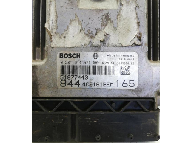 Блок управления двигателя 51892671, 4F4280CAM Lancia Delta