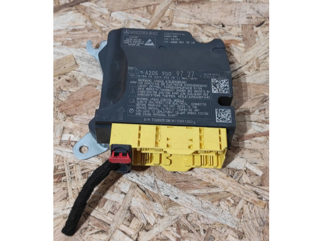 Блок подушек безопасности A2059009727, A2059027311   Mercedes-Benz GLC X253 C253