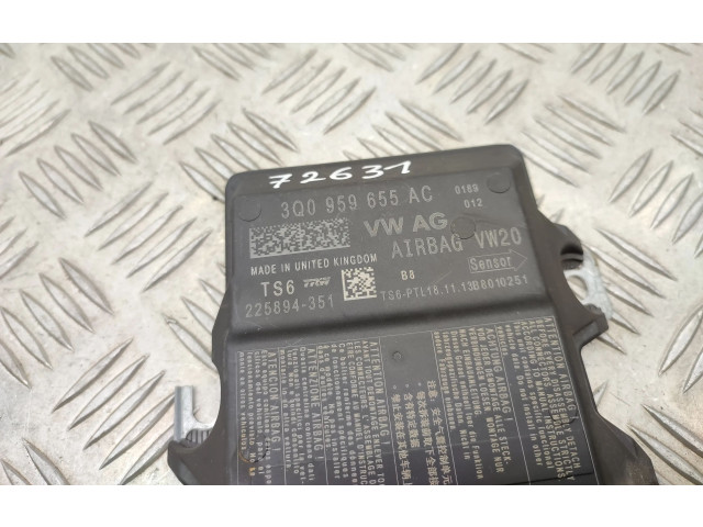 Блок подушек безопасности 3Q0959655AC Skoda Octavia Mk3 (5E)
