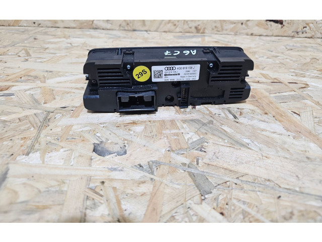 Блок управления климат-контролем 4G0919158J Audi A6 S6 C7 4G