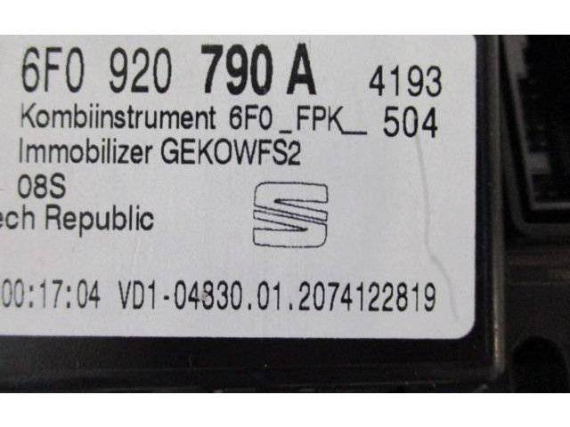 Панель приборов 6F0920790A Seat Tarraco