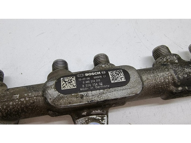 Vstřikovací lišta 0445214315 BMW 5 F10 F11 pro naftový motor 2.0