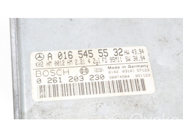 Řídící jednotka A0165455532, 0261203230 Mercedes-Benz E A207 2012