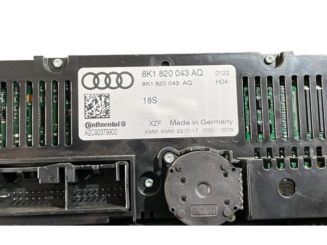 Блок управления климат-контролем 8K1820043AQ   Audi Q5 SQ5