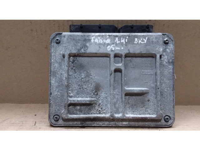 Блок управления двигателя 036906034JE Skoda Fabia Mk1 (6Y)