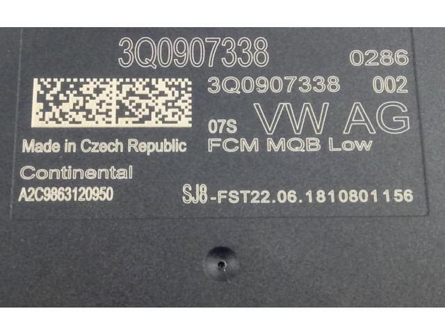 Řídící jednotka 3Q0907338   Volkswagen Tiguan 2018