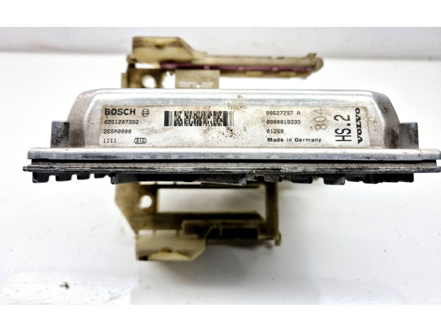 Блок управления двигателя 08627757A, 0261207392   Volvo S60