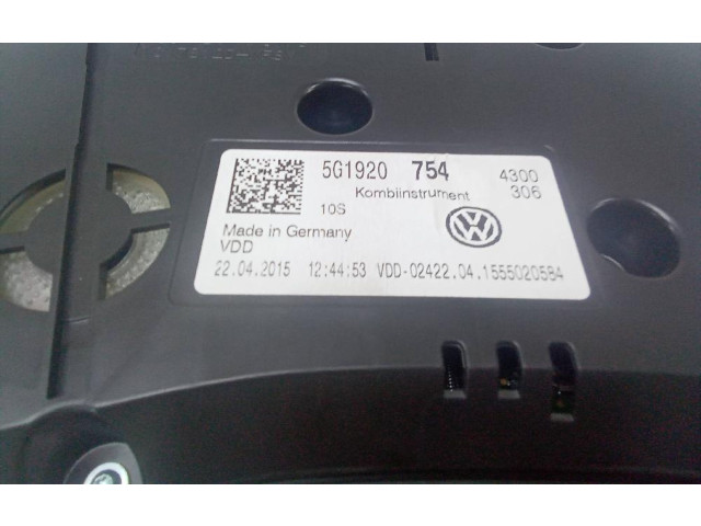 Панель приборов 5G1920754 Volkswagen Golf VII