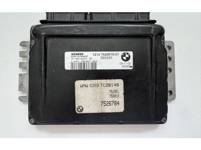 Řídící jednotka 7520019, S83293 Mini One - Cooper R50 - 53 2002