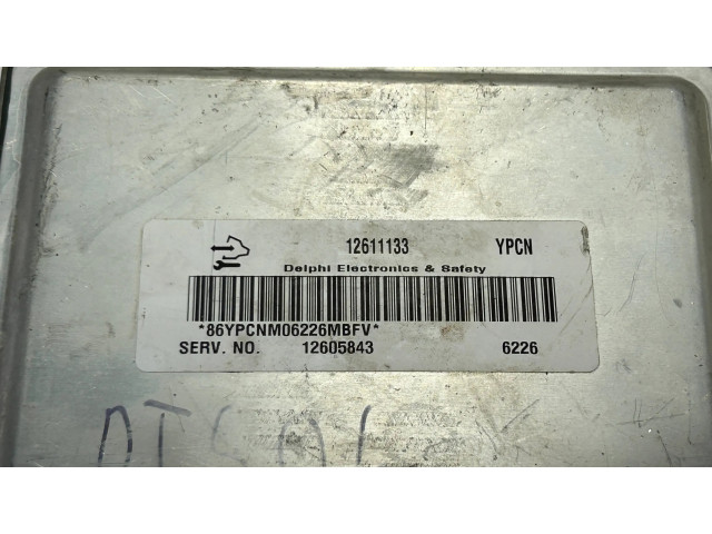 Блок управления двигателем Блок управления 12605843, 12611133 Cadillac DTS