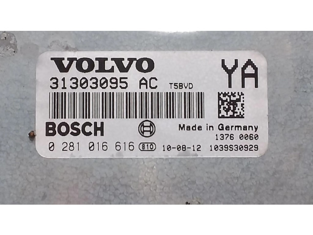 Řídící jednotka 31303095AC, 0281016616   Volvo V70 2011