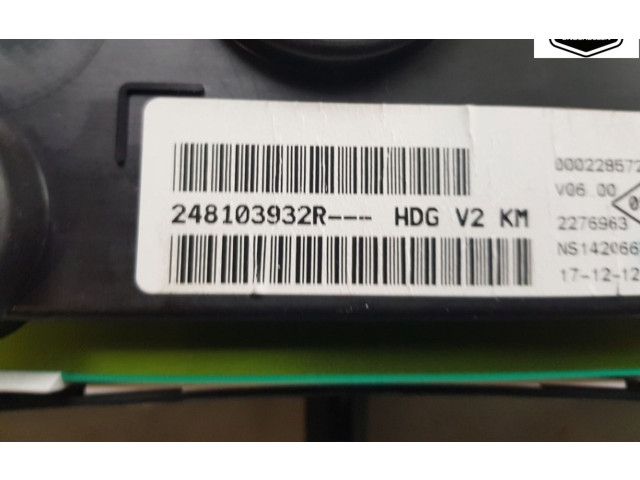 Панель приборов 248103932R, 248103932R Dacia Lodgy