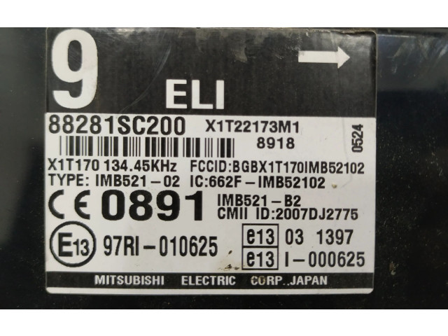 Блок управления 88281SC200   Subaru Forester SH