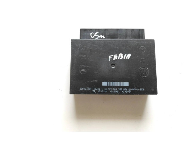 Блок комфорта 6Q0959433E, 5DK00812901 Skoda Fabia Mk1 (6Y)