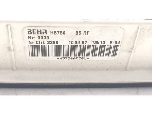 Блок управления климат-контролем H5756 Citroen C4 I