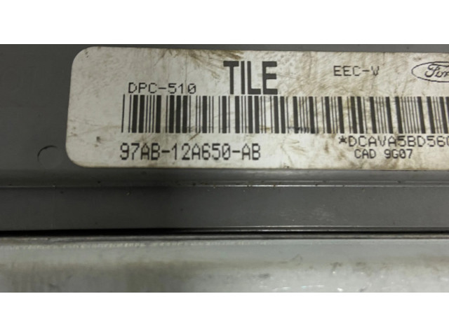 Řídící jednotka 97AB12A650AB, BPC510 Ford Escort 1999