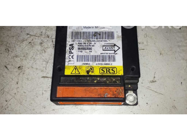 Блок подушек безопасности 9649003580 Citroen C2