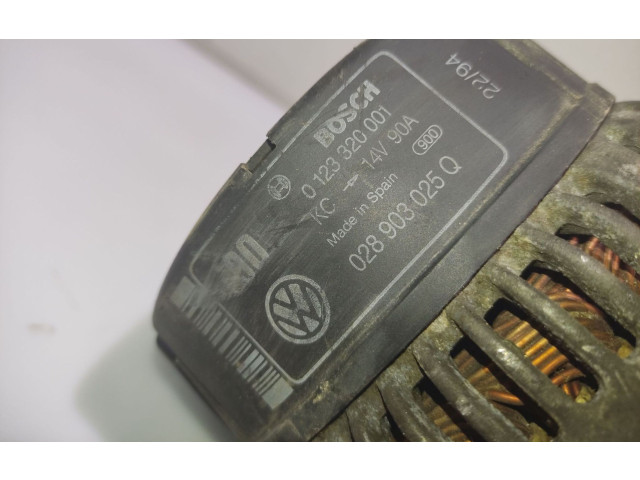 Генератор 028903025Q, 0123320001 Volkswagen Golf SportWagen