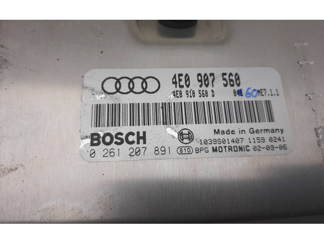 Řídící jednotka 4E0907560   Audi A8 S8 D3 4E 1995