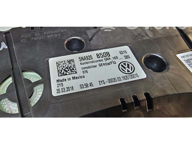 Přístrojová deska  Volkswagen Tiguan Allspace 2018 5NA920850B  