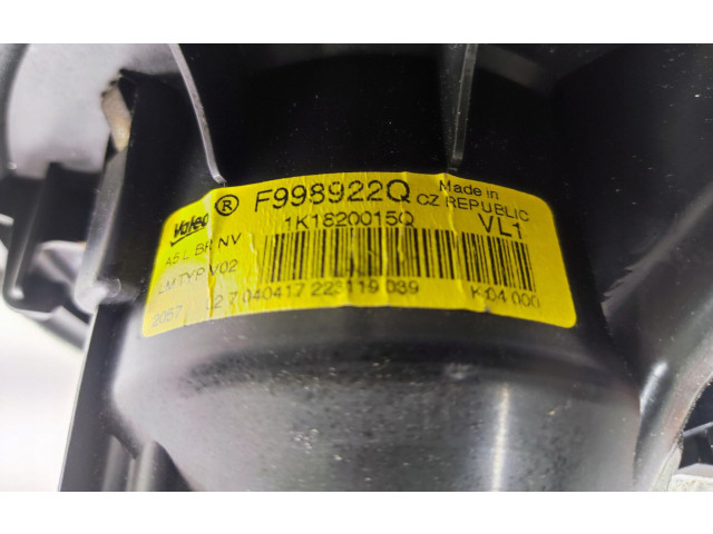 Вентилятор печки    1K1820015Q   Skoda Yeti (5L)