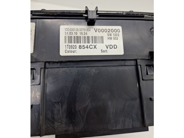 Přístrojová deska Volkswagen Caddy 2009