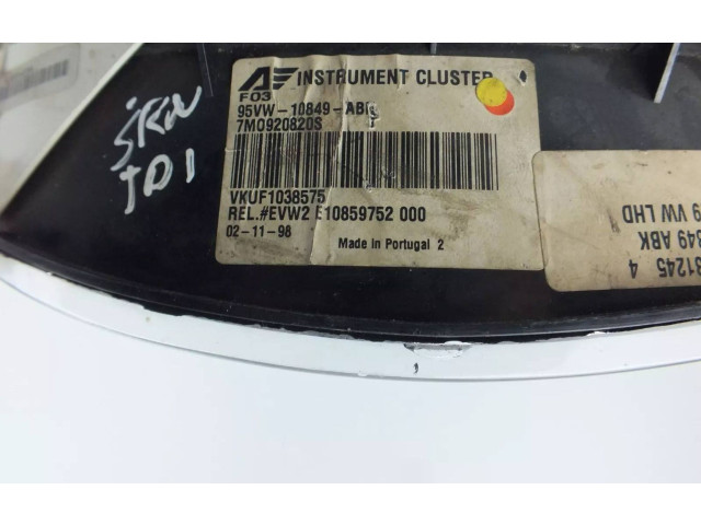 Панель приборов 7M0920820S   Ford Galaxy       