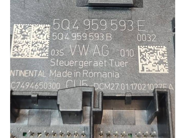 Другие блоки управления / модули 5Q4959593E   Skoda Superb B8 (3V)