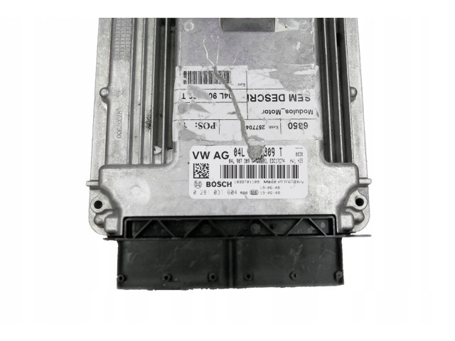 Блок управления двигателя 04L907309T, 0281031604 Volkswagen Touran III