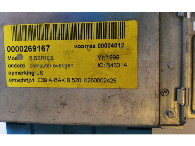 Pojistková skříňka Комплект зажигания 0260002429   BMW 5 E12 2000