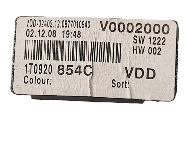 Панель приборов 1T0920854C, V0002000 Volkswagen Caddy