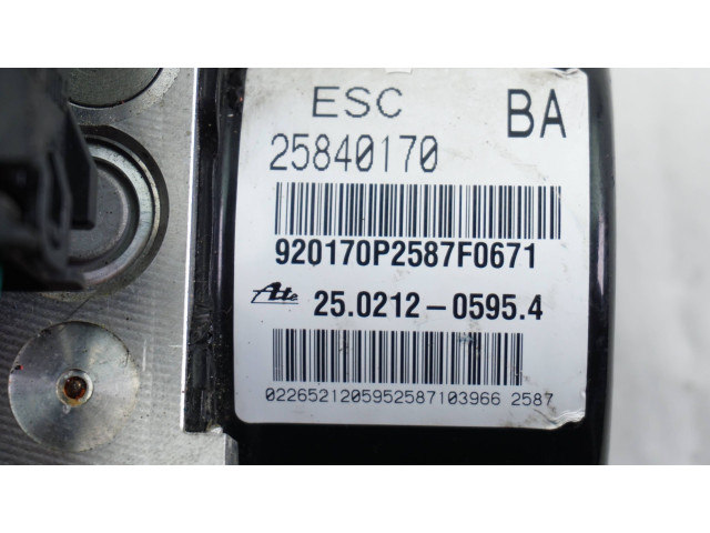 ABS Steuergerät 25840170, 25021205954 Chevrolet HHR 2008