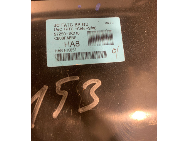 Блок управления климат-контролем 972501K270, HA8HK051 Hyundai ix20