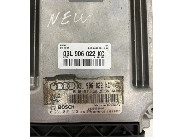 Řídící jednotka 03L906022B, 03L906022KC Audi A5 8T 8F 2011