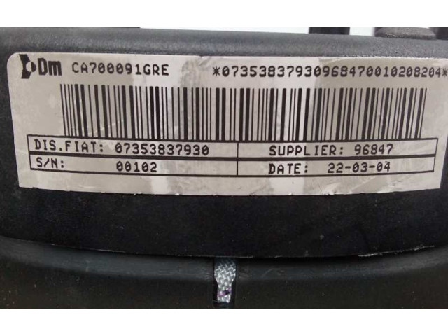 Подушка безопасности водителя 07353837930   Fiat Idea