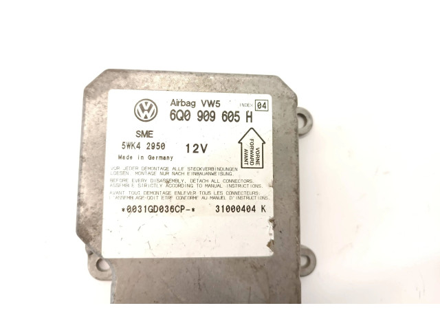 Блок подушек безопасности 6Q0909605H, 5WK42950   Skoda Fabia Mk1 (6Y)