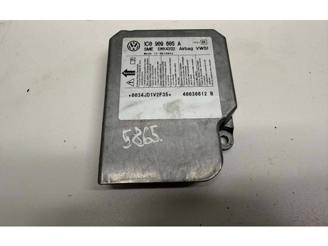 Блок подушек безопасности 1C0909605A, 5WK43122 Volkswagen Transporter - Caravelle T5