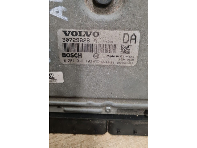 Блок управления двигателя 0281012103   Volvo V70