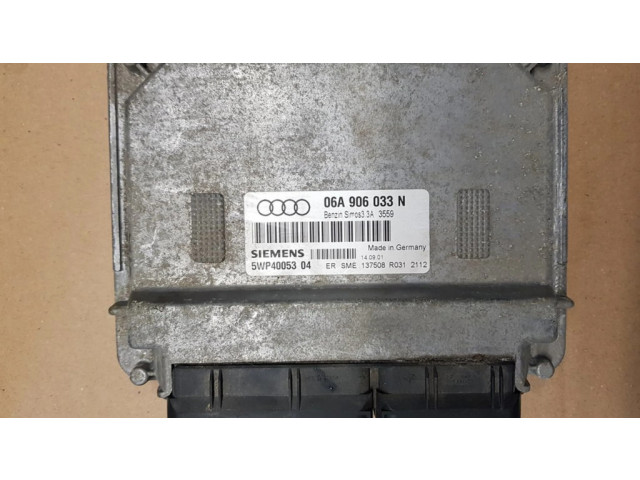 Блок управления двигателя 06A906033N, 5WP4005304 Audi A3 S3 8L