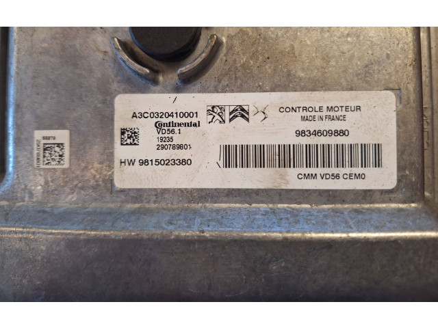 Блок управления двигателя A3C0320410001, 9815023380 Citroen C3 Aircross