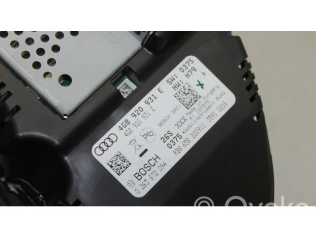 Přístrojová deska Audi A6 S6 C7 4G 2012 4G8920931E