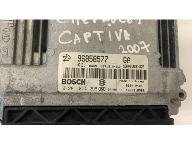 Řídící jednotka 96858577 Chevrolet Captiva 2007