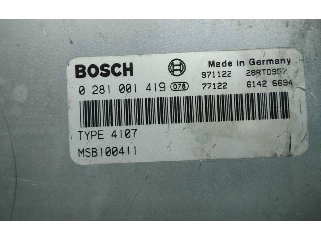 Блок управления двигателя MSB100411, 43779 Rover 600